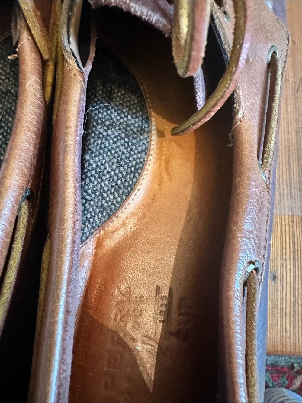 Sperry Men’s Two-Tone Gold Cup Brown Leather Boat Shoes